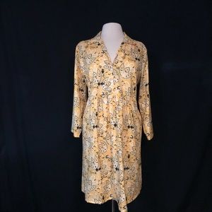 Yellow Long Sleeve Dress